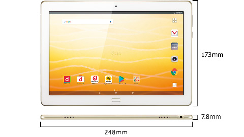 Huawei ドコモタブレット dtab d-01K