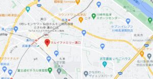 カメラのキタムラ 川崎・マルイファミリー溝口店の地図