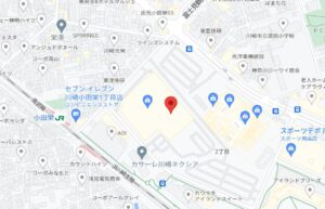 ハードオフコーナン川崎小田栄モール店の地図