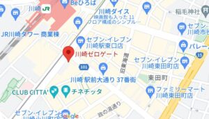 ゲオ 川崎ゼロゲート店の地図