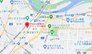 iPhone買取クイック 川崎店の地図