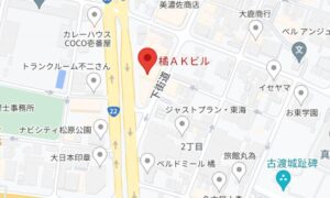 綿半ドットコム名古屋支店の地図