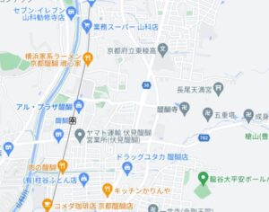 GRACE アル・プラザ醍醐店の地図
