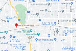 BOOKOFF 京都太秦店の地図
