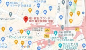 買取エリート 渋谷店の地図