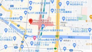 アメモバ上野・秋葉原店の地図