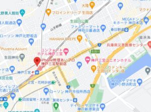 あいプロ神戸・三宮駅前店の地図