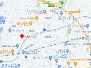 ゲオ 伊川谷店の地図