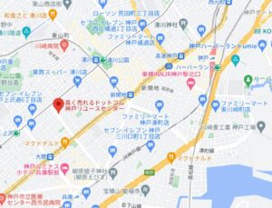 高く売れるドットコム 神戸リユースセンターの地図