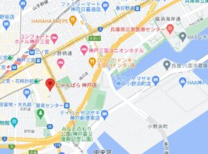 じゃんぱら 神戸店の地図