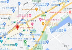モバックス 神戸店の地図