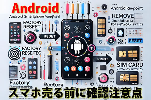 Androidスマホ売る前に確認注意点！アンドロイド円滑に買取売却方法