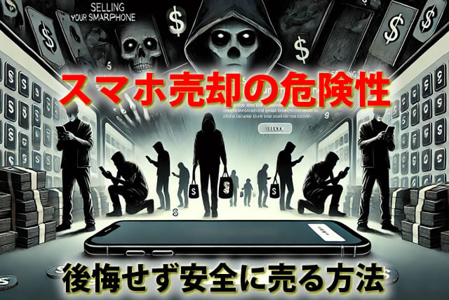 スマホ売却の危険性。後悔無Android・iPhone別安全な買取下取り方法