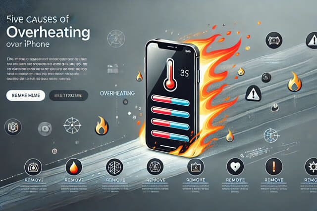 iPhoneがすぐに熱くなる5つの原因