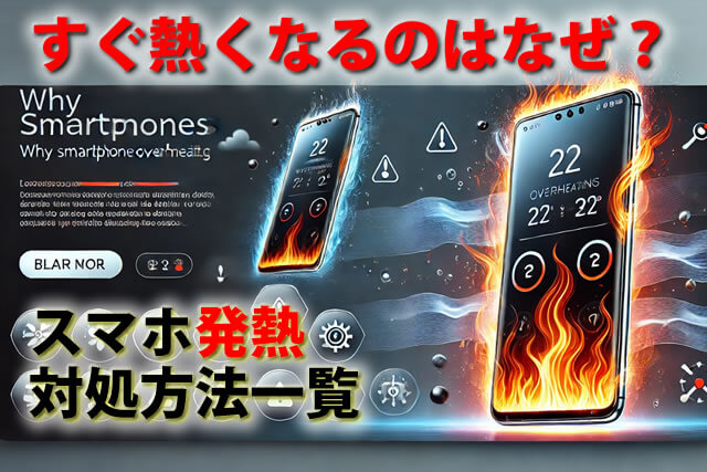 スマホiPhoneすぐ熱くなるのはなぜ？携帯寿命？発熱対処方法一覧