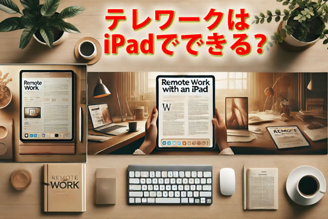 テレワークはiPadで可能？仕事で使うおすすめリモート在宅アプリ