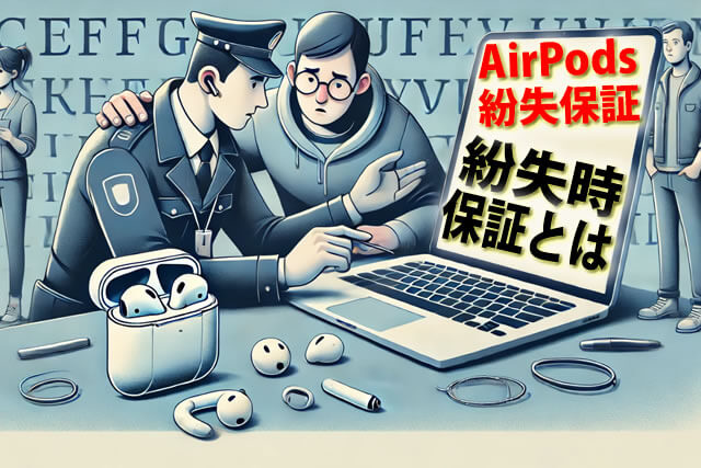 AirPods紛失保証アップルケア対象？無くした時の保証期間交換料金