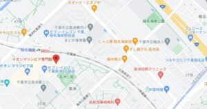 モバファーム マリンピア千葉稲毛店の地図