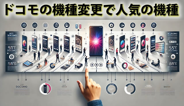 ドコモの機種変更で人気の機種