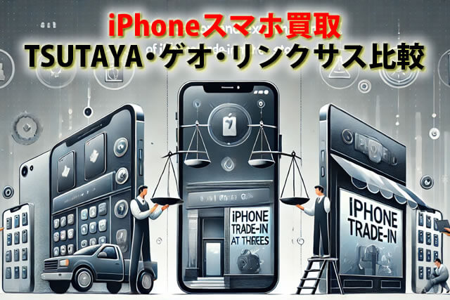 iPhoneスマホ買取TSUTAYA・ゲオ・リンクサスを比較検証