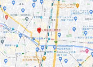 大黒屋 質秋葉原店の地図