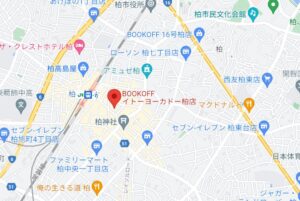 BOOKOFF イトーヨーカドー柏店の地図