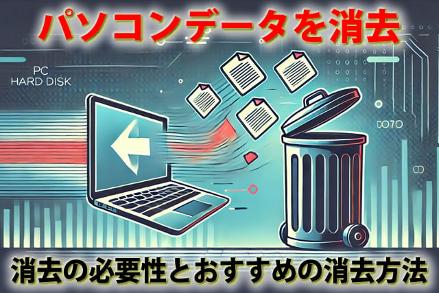 無料ソフト有、自分で簡単にできるパソコンデータを完全消去する方法