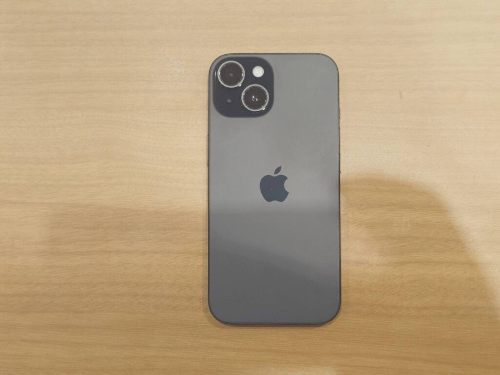 iPhone15 256GB ブラック　国内版SIMフリー 中古 スマホ買取 三田