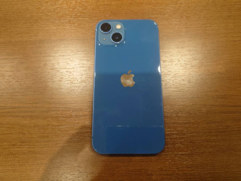 iPhone13 256GB ブルー 中古 スマホ買取 田町