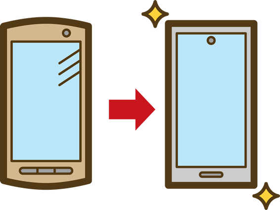 データ移行とスマホの初期化