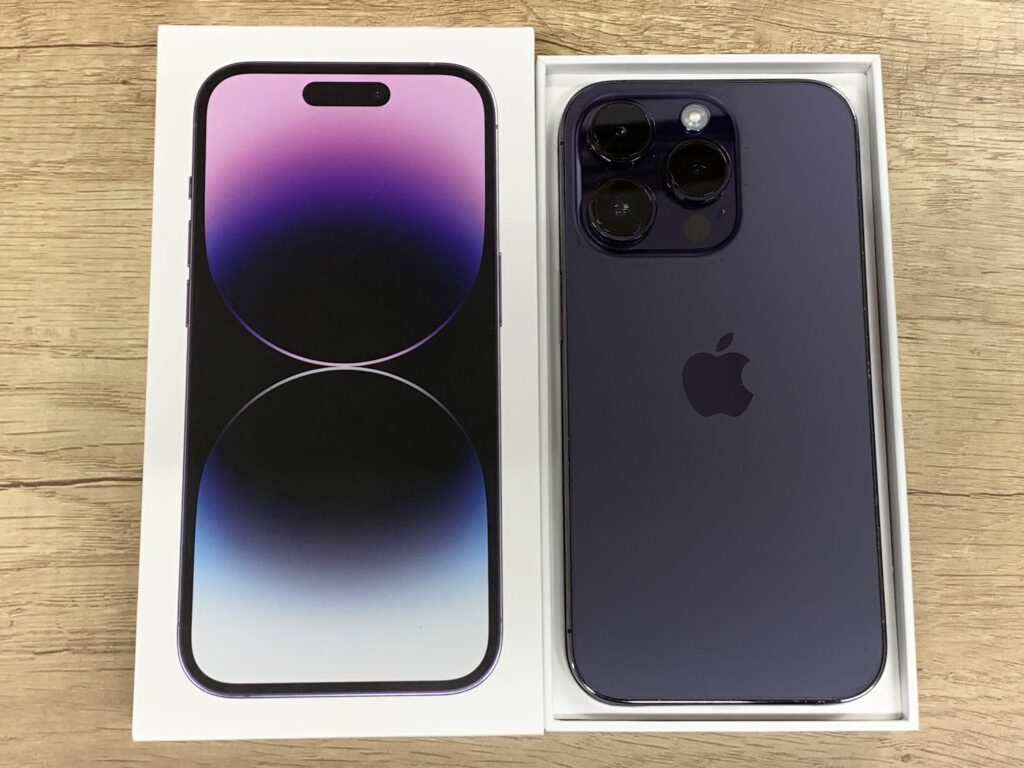 iPhone14Pro 128GB ディープパープル 中古 スマホ買取 戸塚