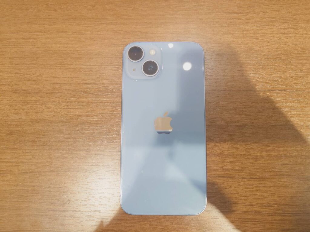 iPhone14 256GB ブルー 中古 スマホ買取 山手