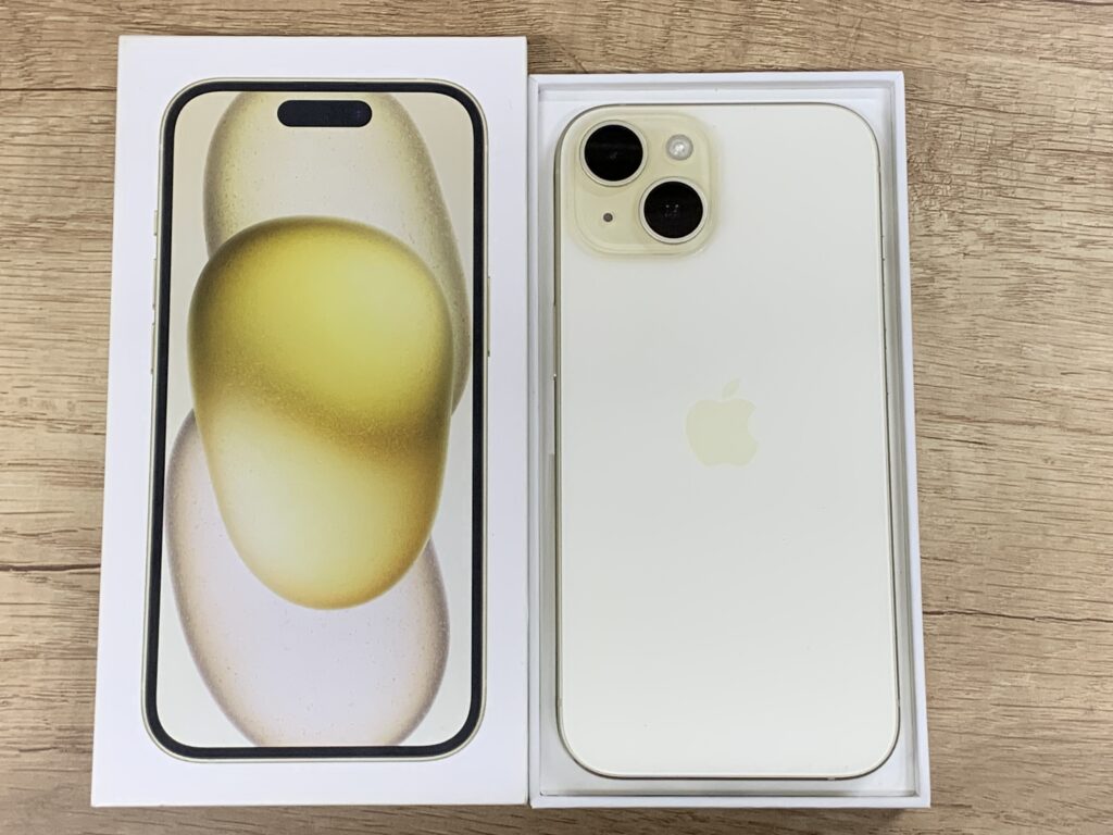 iPhone15 256GB イエロー 中古 スマホ買取 山手