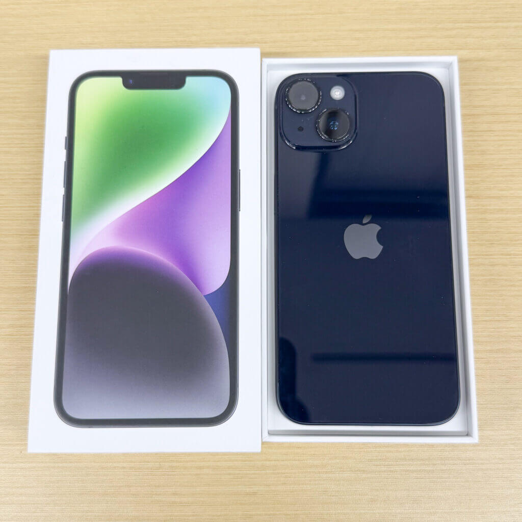 iPhone 14 256GB ミッドナイト 中古良品 スマートフォン買取