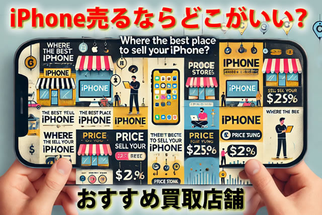 iPhoneスマホ売るならどこがいい？ゲオ・ブックオフ等おすすめ買取店舗