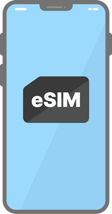 eSIMは最短で即日開通可能な内蔵型SIMカード