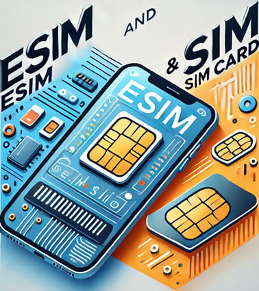 eSIMとSIMカード2種類あるけどどっちがいい？