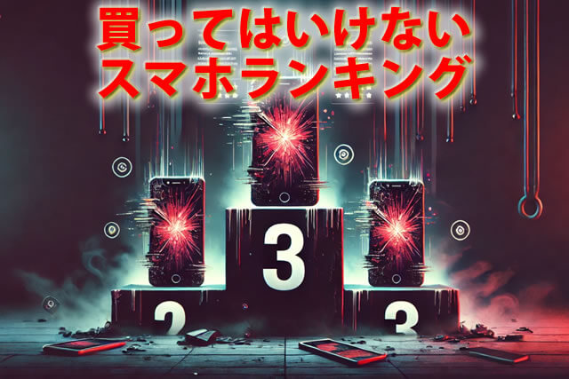 買ってはいけないスマホランキング｜評判悪い機種は？