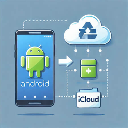 AndroidからデータをiCloudにアップロード