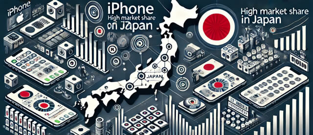 日本でiPhoneのシェア率が高い理由とは？