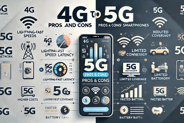 スマホを4Gから5Gに変更するメリット・デメリット