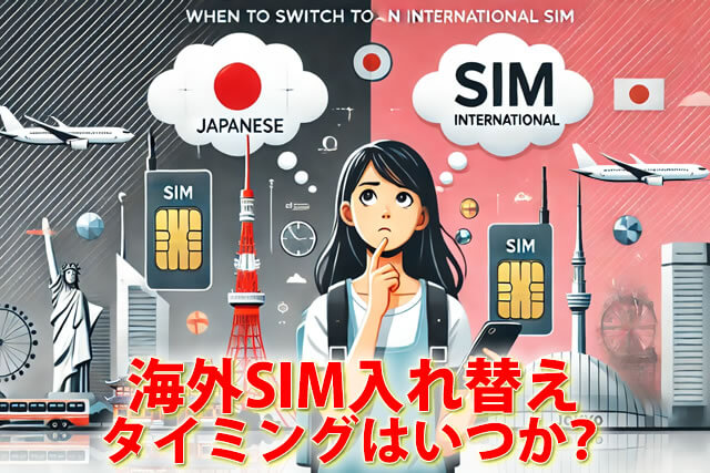 海外SIM入れ替えタイミングは日本か現地か？設定でLINEも快適