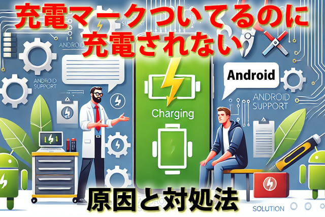 なぜ？Android充電マークついてるのに急に充電されない時の対処法