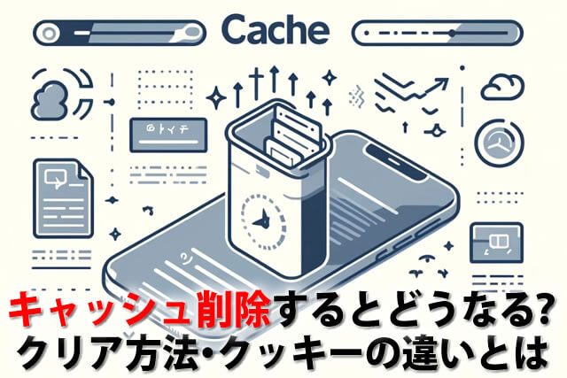 スマホのキャッシュを削除するとどうなる？クリア方法とクッキーの違いとは