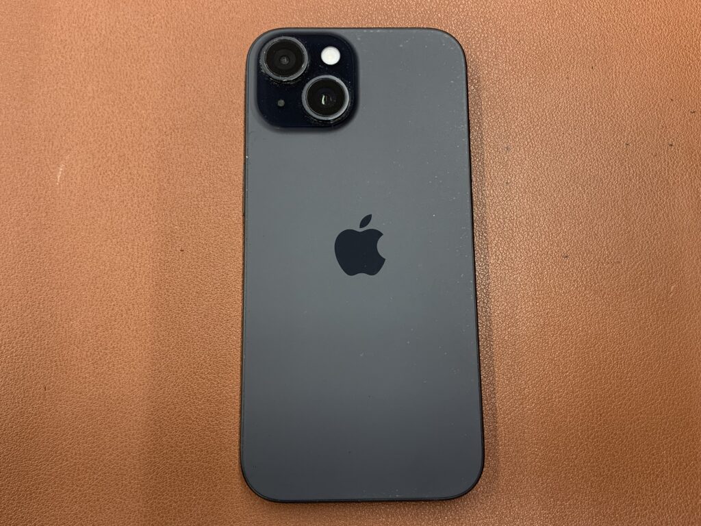 iPhone 15 256GB ブラック 中古品 スマホ買取 三宮