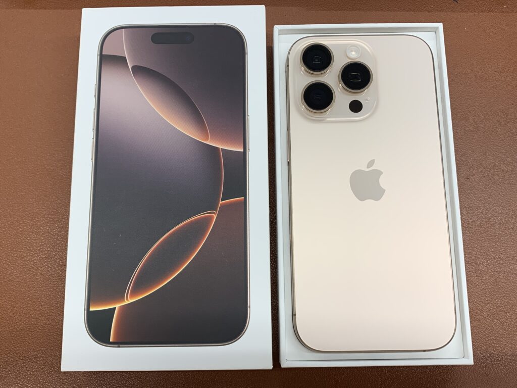 iPhone 16Pro 256GB デザートチタニウム 中古品 スマホ買取 三宮