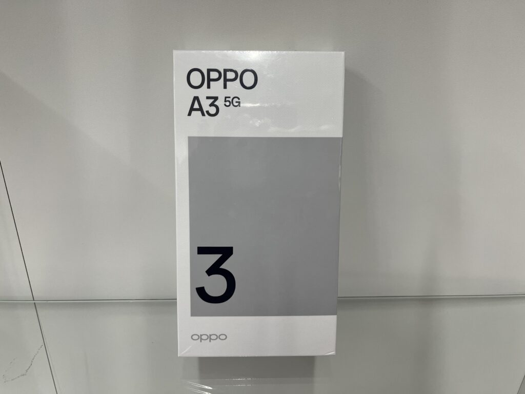 OPPO A3 5G パープル 中古品 スマホ買取 三宮