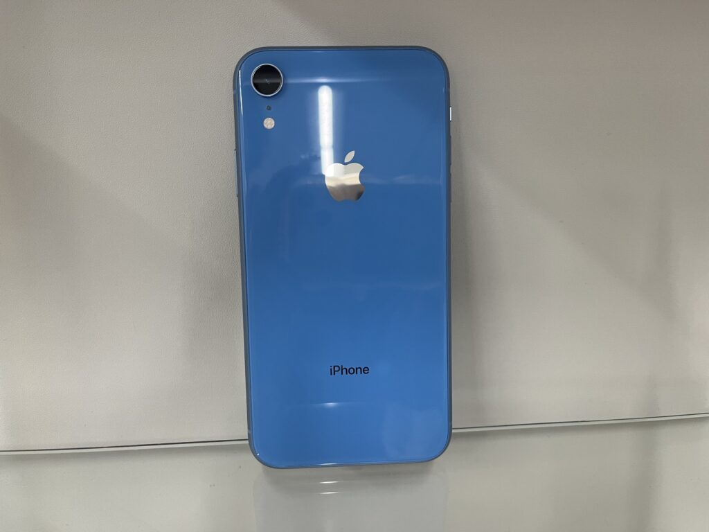 iPhone XR 128GB ブルー 中古品 スマホ買取 三宮
