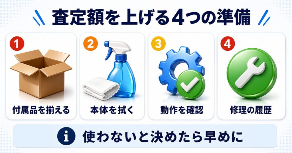 iPadの査定額を上げる4つの準備