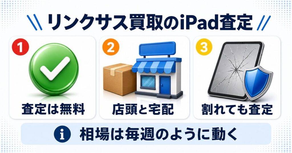 iPadの買取査定ならリンクサス買取